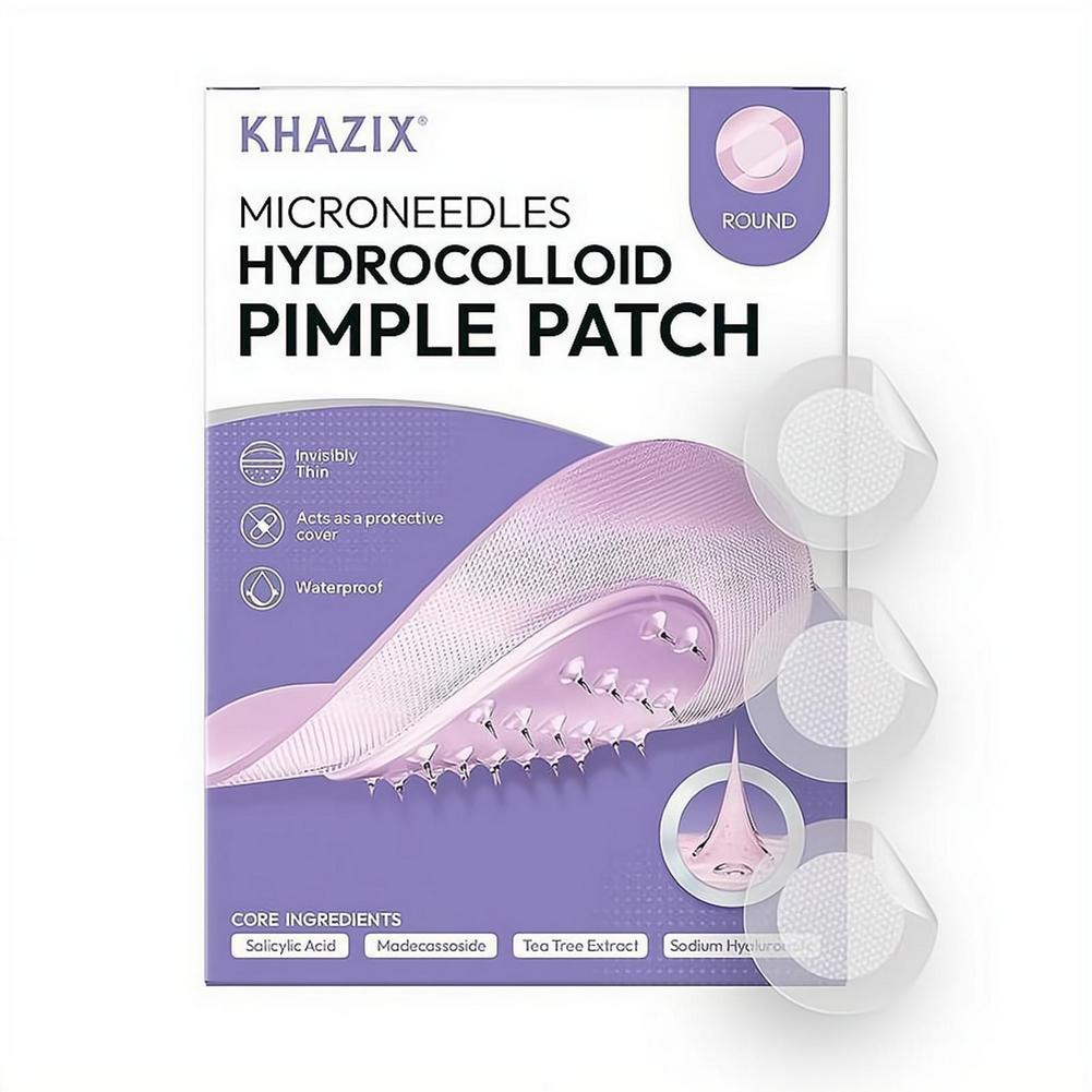 Hydrocolloid Pimple Patch - 24pcs Invisible Clear Pimple Patch Hydrocolloid