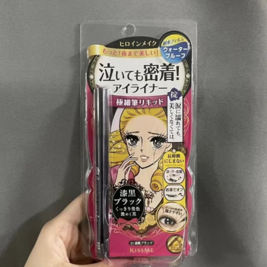 KISS ME make up Quick-drying W - đánh giá và giá Waterproof Liquid Eyeliner Pen