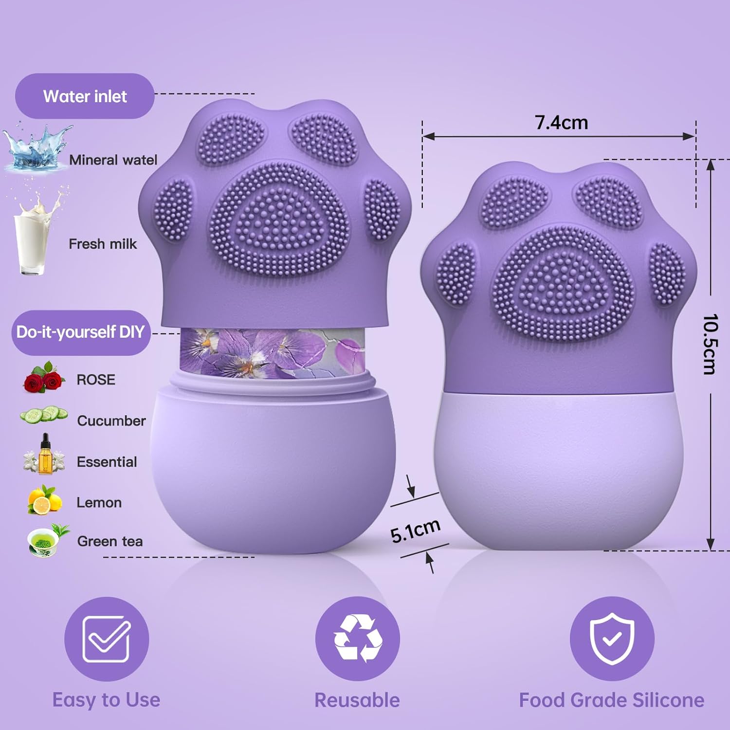Facial Ice Roller for Skin Car - đánh giá và giá Face Ice Roller Puffiness