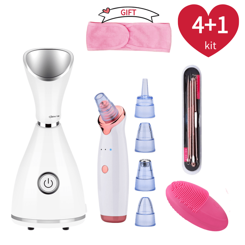 Nano Mặt Ion Ống Giác Hơi Nóng - đánh giá và giá Silicone Face Scrubber Electric