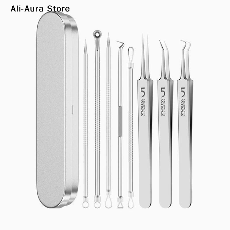 7/8Pcs Blackhead Remover Kit P - đánh giá và giá Skincare