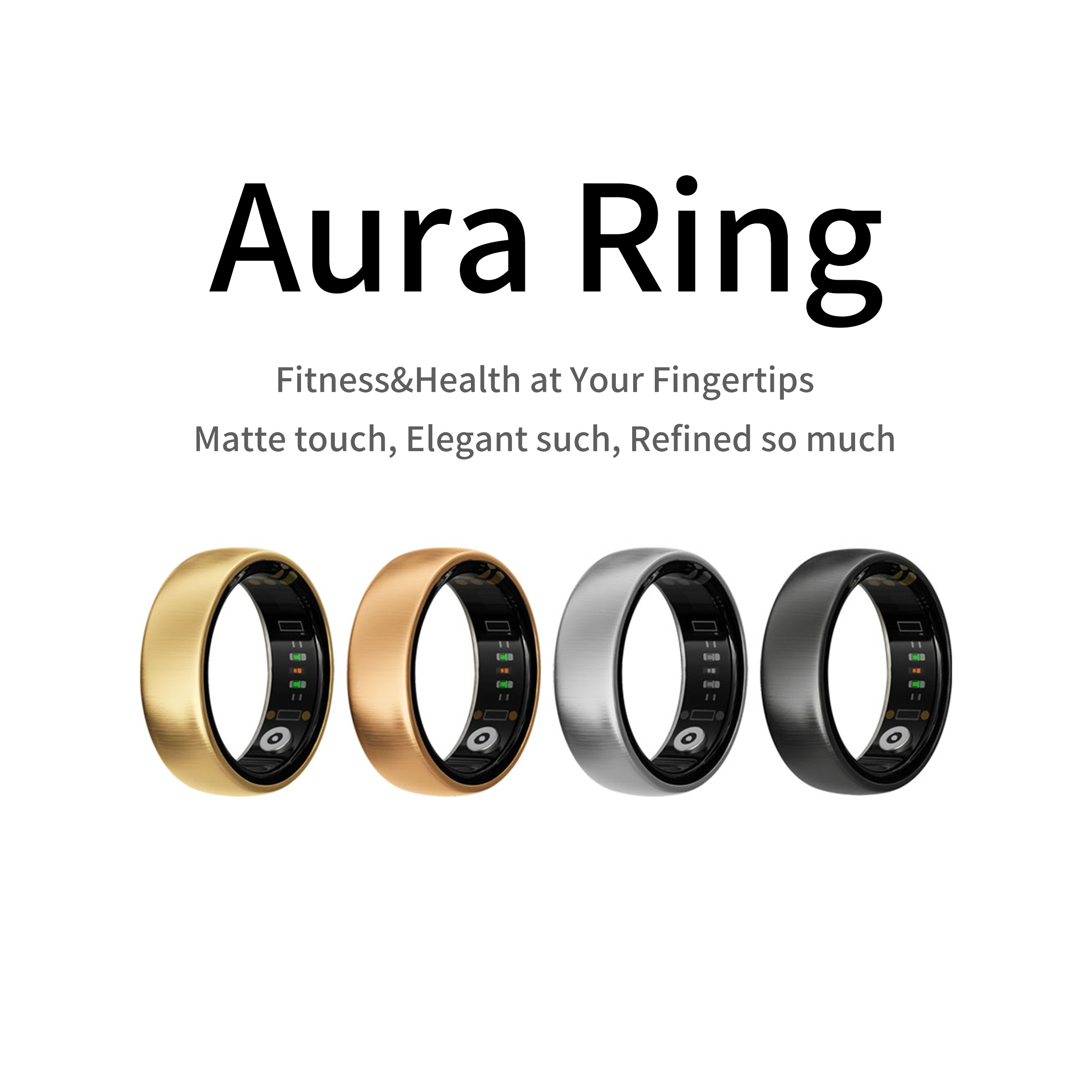 AURA Matt Smart Ring Fitness S - đánh giá và giá Health Monitors
