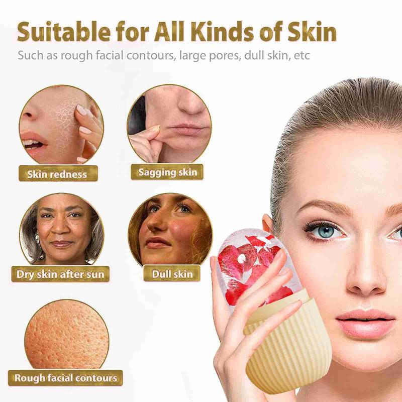 1Pcs Ice Face Roller Ice Cube  - đánh giá và giá Face Ice Roller Puffiness