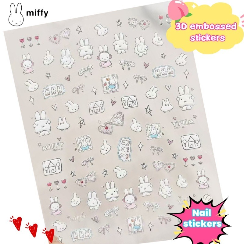 Miffy cartoon nail stickers an - đánh giá và giá Nail Art