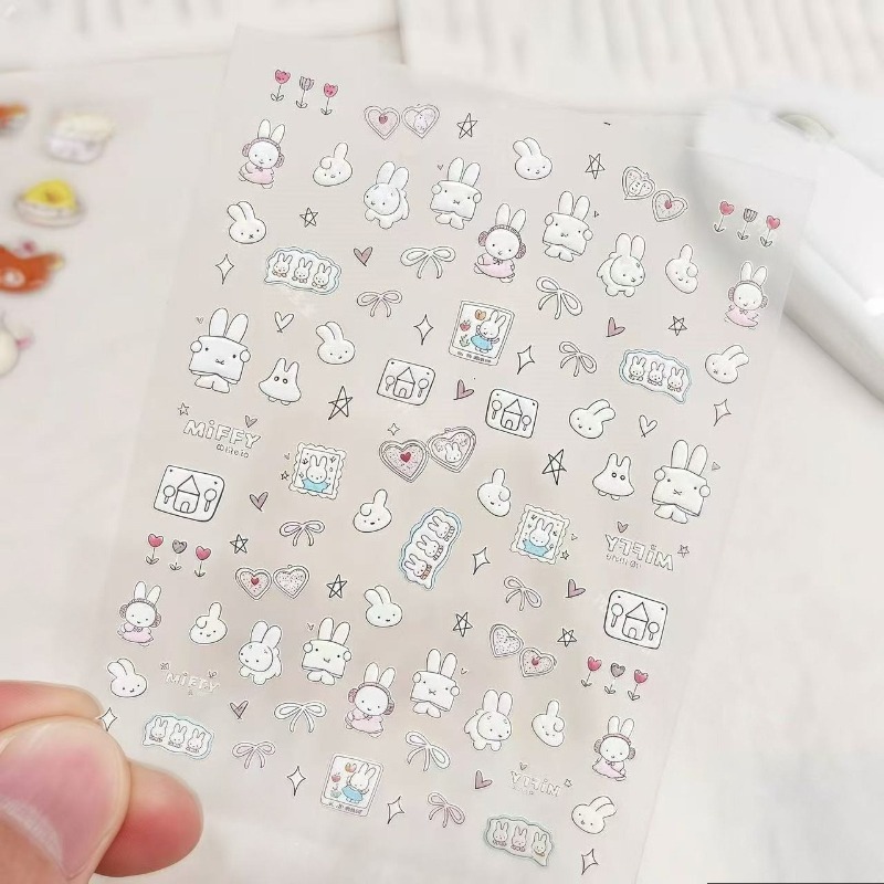Miffy cartoon nail stickers an - đánh giá và giá Nail Art