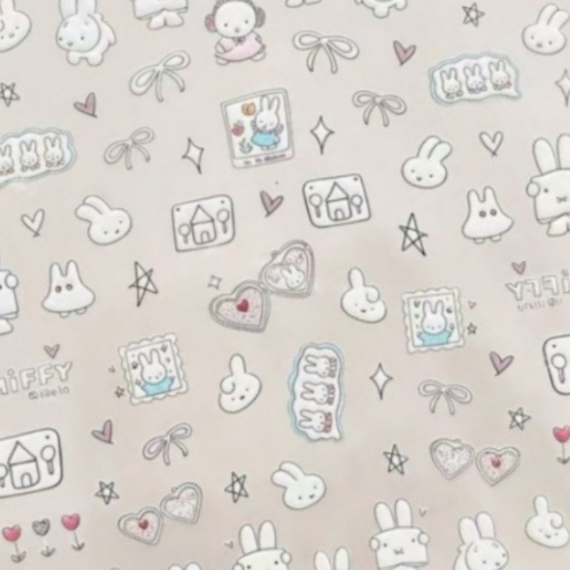 Miffy cartoon nail stickers an - đánh giá và giá Nail Art