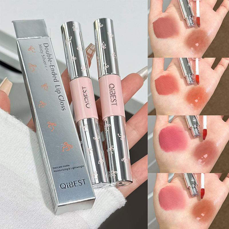 QIBEST Double Head Matte Velve - đánh giá và giá Matte Velvet Lip Tint Long Lasting