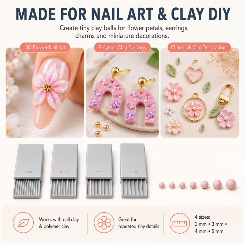 3D Print Clay Gel Ball Maker T - đánh giá và giá Nail Art
