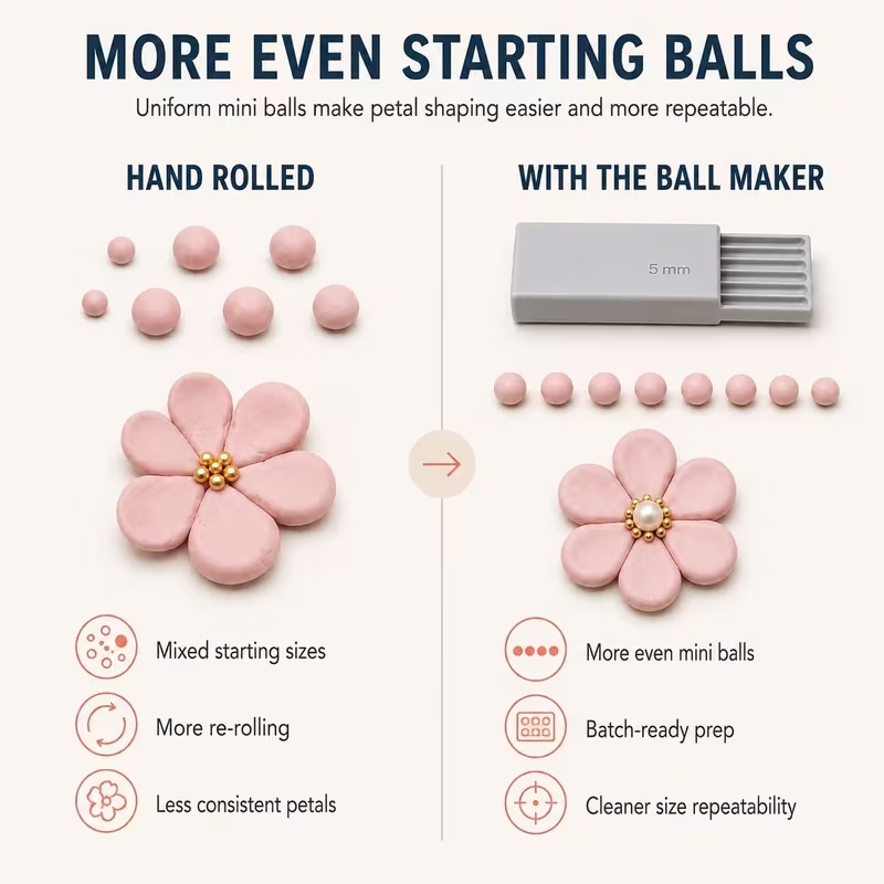 3D Print Clay Gel Ball Maker T - đánh giá và giá Nail Art
