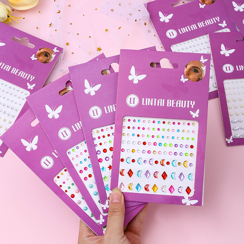 Hot Selling Face Gems Stickers - đánh giá và giá Nail Art