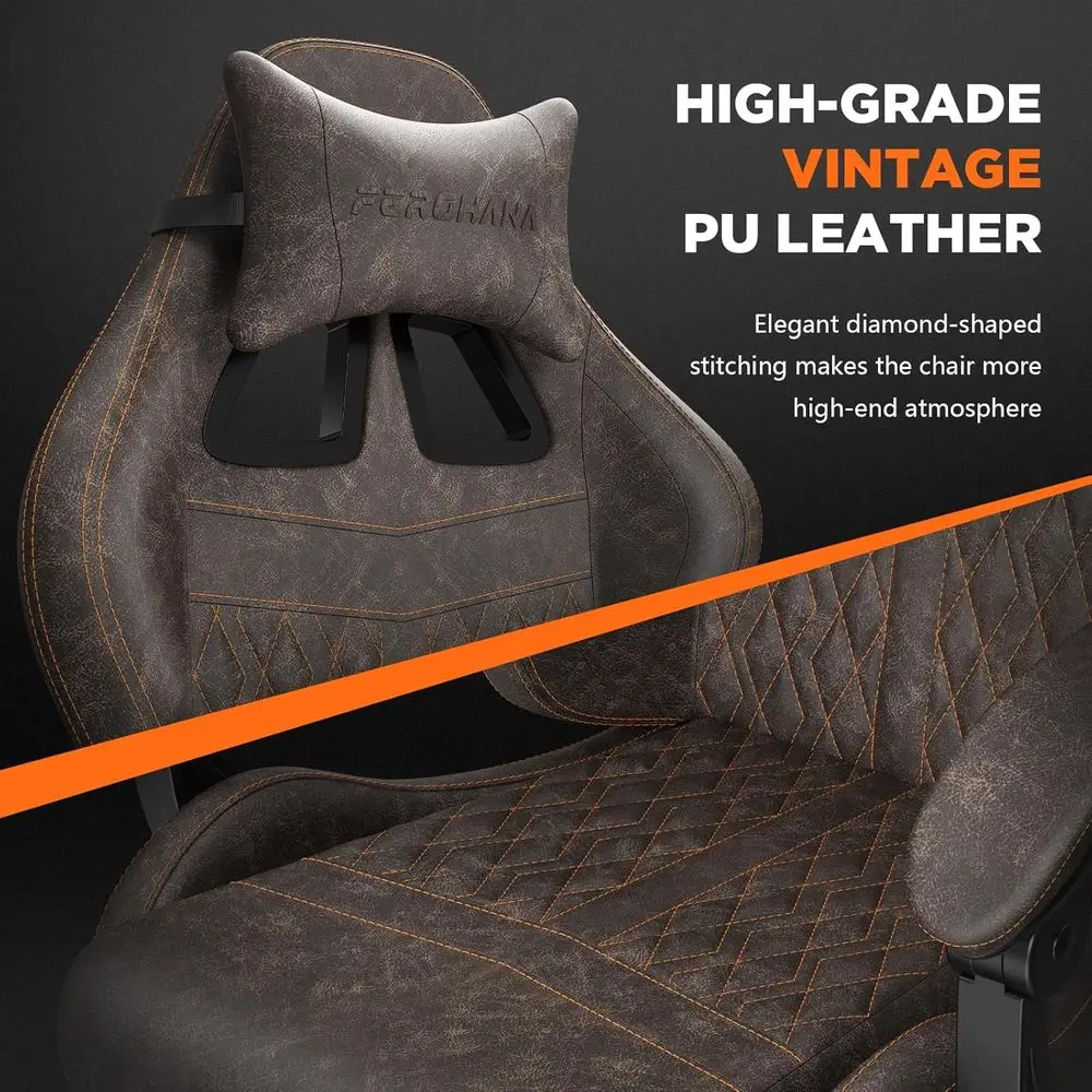 Ergonomic High-Back Gaming Cha - đánh giá và giá Massage