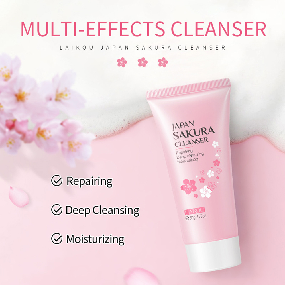 LAIKOU 8Pcs Sakura Facial Skin - đánh giá và giá Hyaluronic Acid Facial Serum